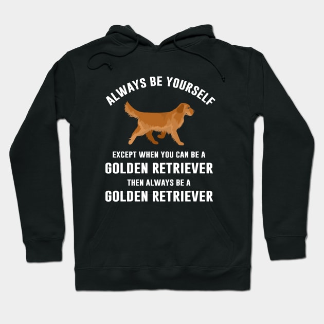 Golden Retriever Dog Hoodie by anupasi